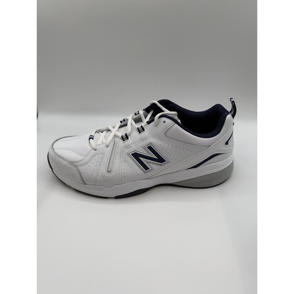 New Balance MX608V5 CrossTrainer Sneakers,Men's 13 4E,White & Navy,MX608WN5